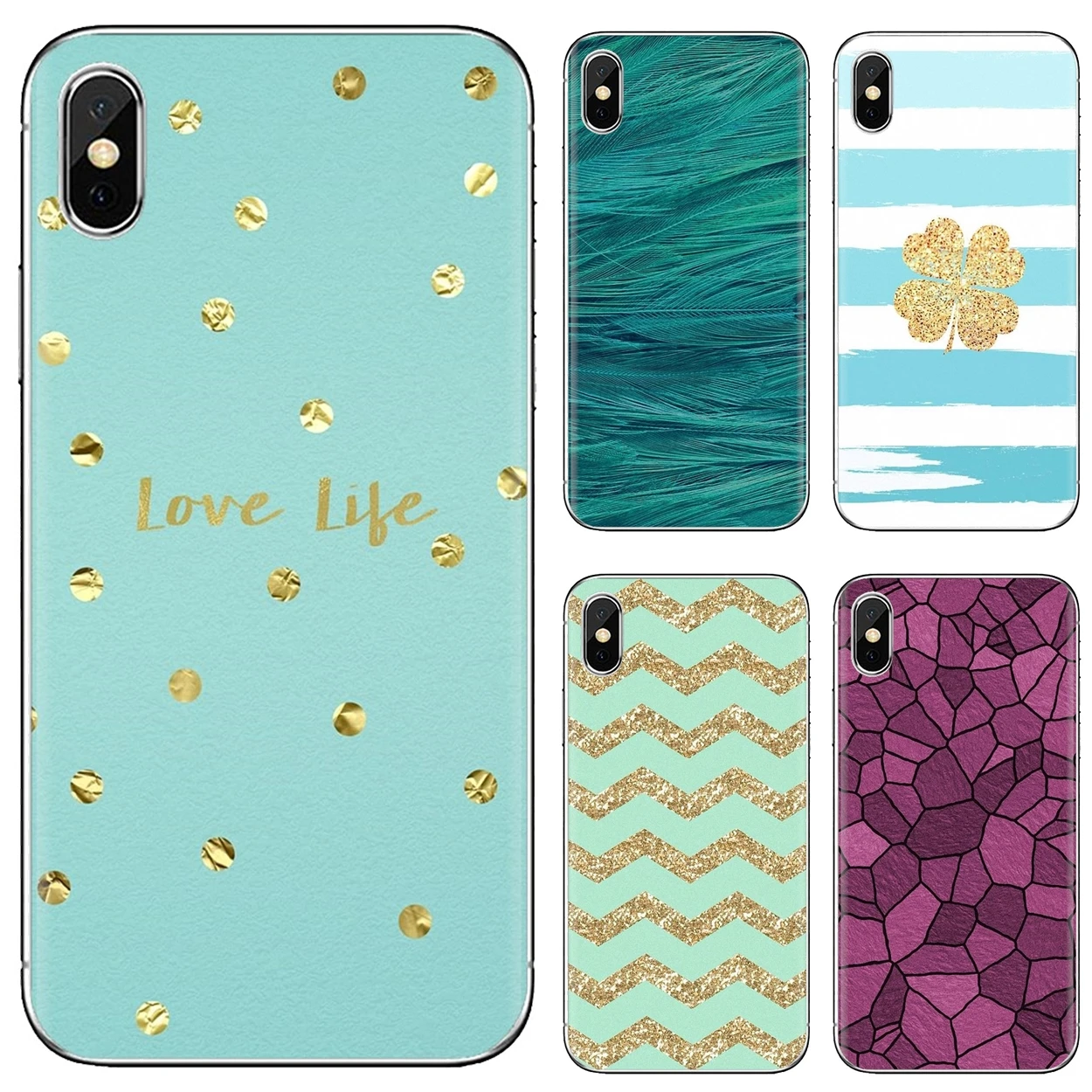 Роскошный зеленый мятный синий блестящий чехол из прочного силикона для Huawei Honor Y5 2018 2019 8S 9X Pro 20 10 10i Lite.