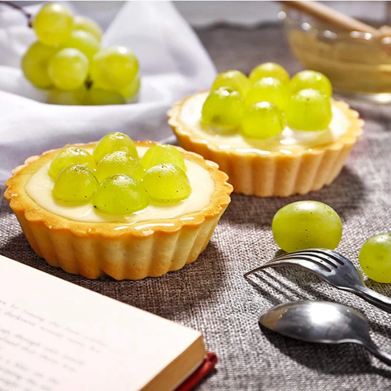 6 упаковок мини противни для пирога круглая и прямоугольная антипригарная