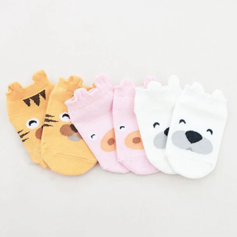 

Socks Kids Girl Boy Baby Socks Cotton Cartoon Cute Animal Autumn And Winter Socks Warm Cotton Baby Non-slip Socks
