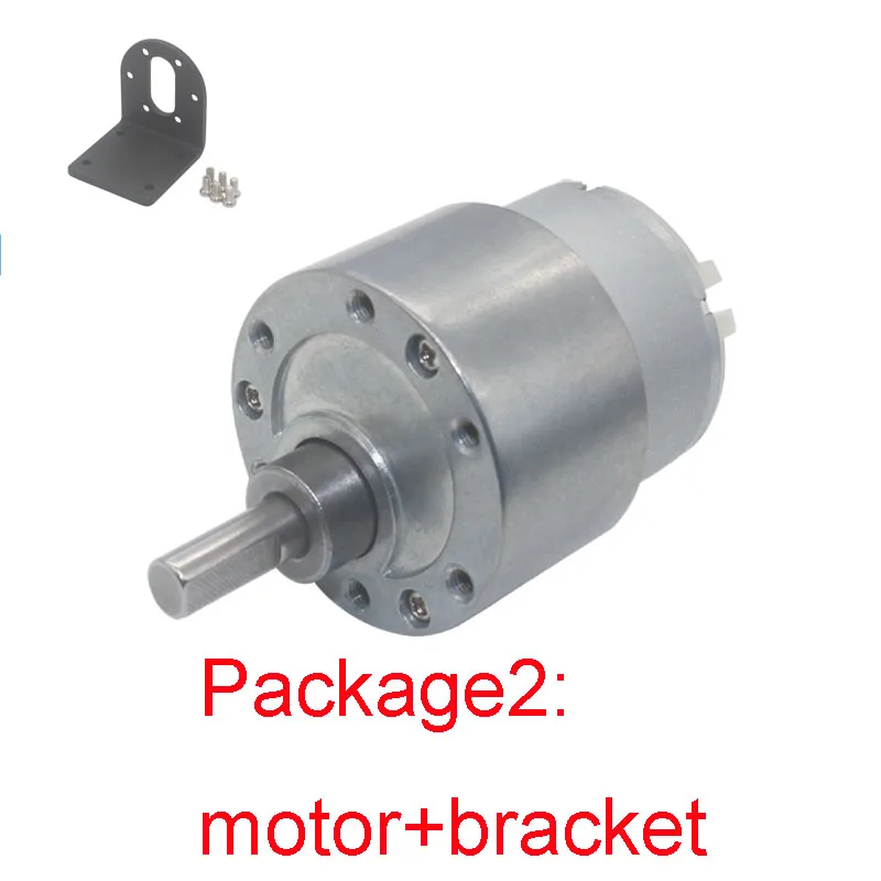 JGB37-500 DC 6 0 V 9V 12V электрический мотор с понижающим Шестерни микро Сталь высоким