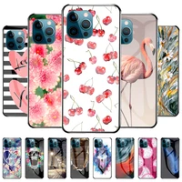 tempered glass case for iphone 11 12 pro max case hard cover iphone11 pro xs max xr x 6s 7 8 plus se2 12 mini protective fundas