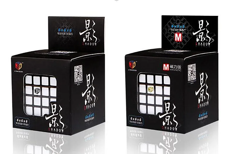 Qiyi X-MAN Shadow/Shadow M 6x6x6 Магнитный магический куб Qiyi 6x6 Магнитный скоростной куб Shadow M 6x6 cubo magico Магнитный 6x6 куб