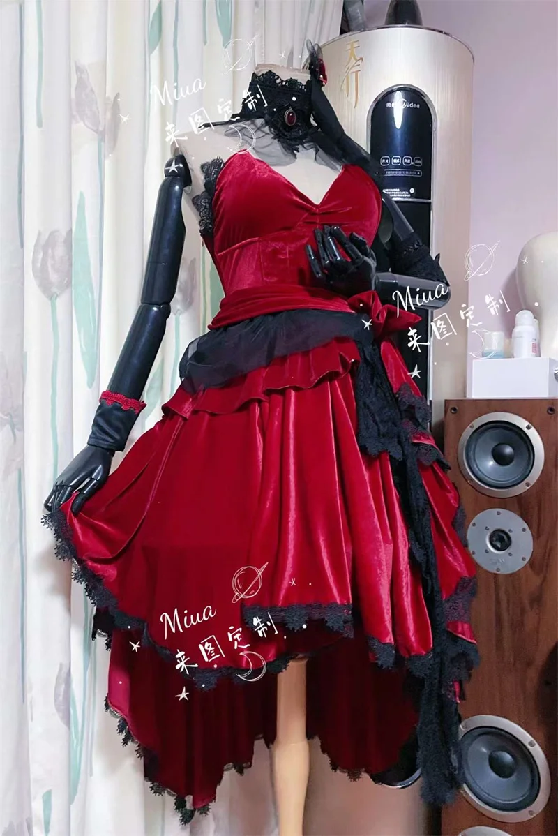 

COSLEE [Customized] VTuber Hololive Mori Calliope Cosplay Costume Uniform Party Dress Women Halloween Carnival Outfit New 2022