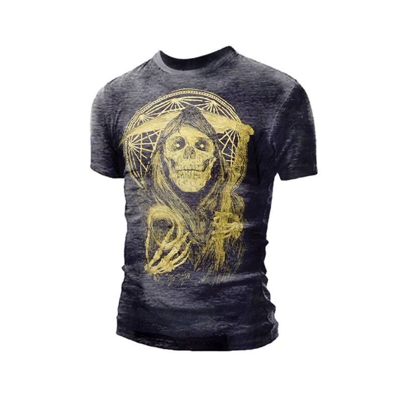 

New Fashion Printing Pattern Printing T-Shirts Men Women Casual Summer Shirts Solid Color Short Sleeves Round Neck Shirts