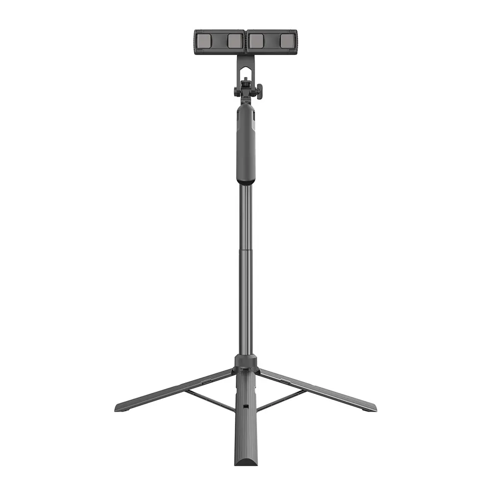 

Selfie Stick Tripod Stand with 360 Degree Rotation Fill Lights Aluminium Alloy Bluetooth Remote Handheld Gimbal