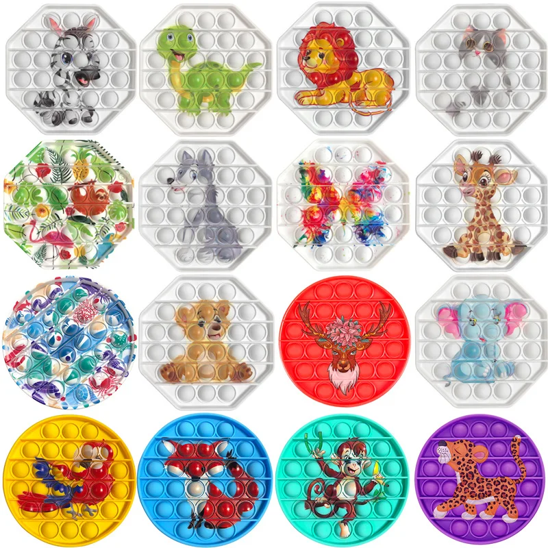 

Anti Stress Fidget Toys Squishy Sensory Simple Dimple Adult Stress Relief Hand Game Squeeze Toy Kawaii Animal Relax Gift Kids