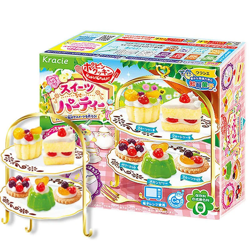 Cookin japon&eacute;s Popin Pizza Kracie hamburguesa cocina Cookin feliz japon&eacute;s DIY hecho a mano juguete regalo de Navidad-4