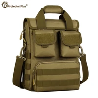 tactical handbag 12 inches laptop military style crossbody bag camouflage molle hunting camping hiking sports bag