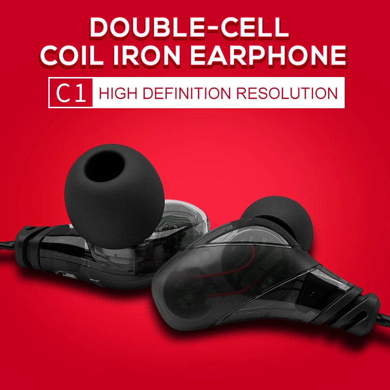 HOLY SERPENT C1 HD HiFi Earphone Special Edition Gold Plated Housing Bluetooth Noise Isolating Headset For Samsung Huawei Xiaomi |