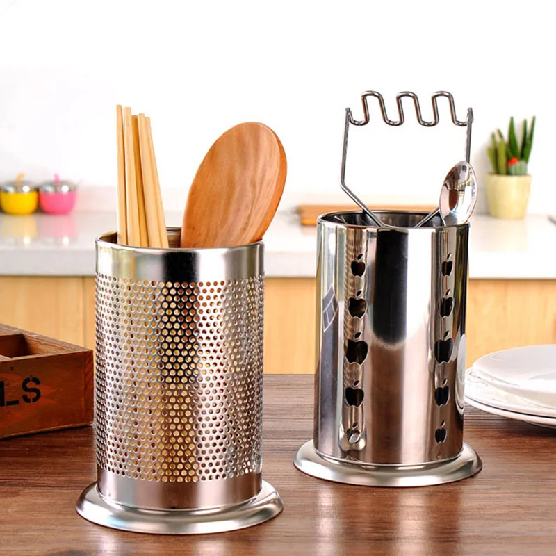 Стойка из нержавеющей стали для хранения палочек столовых приборов лопатка