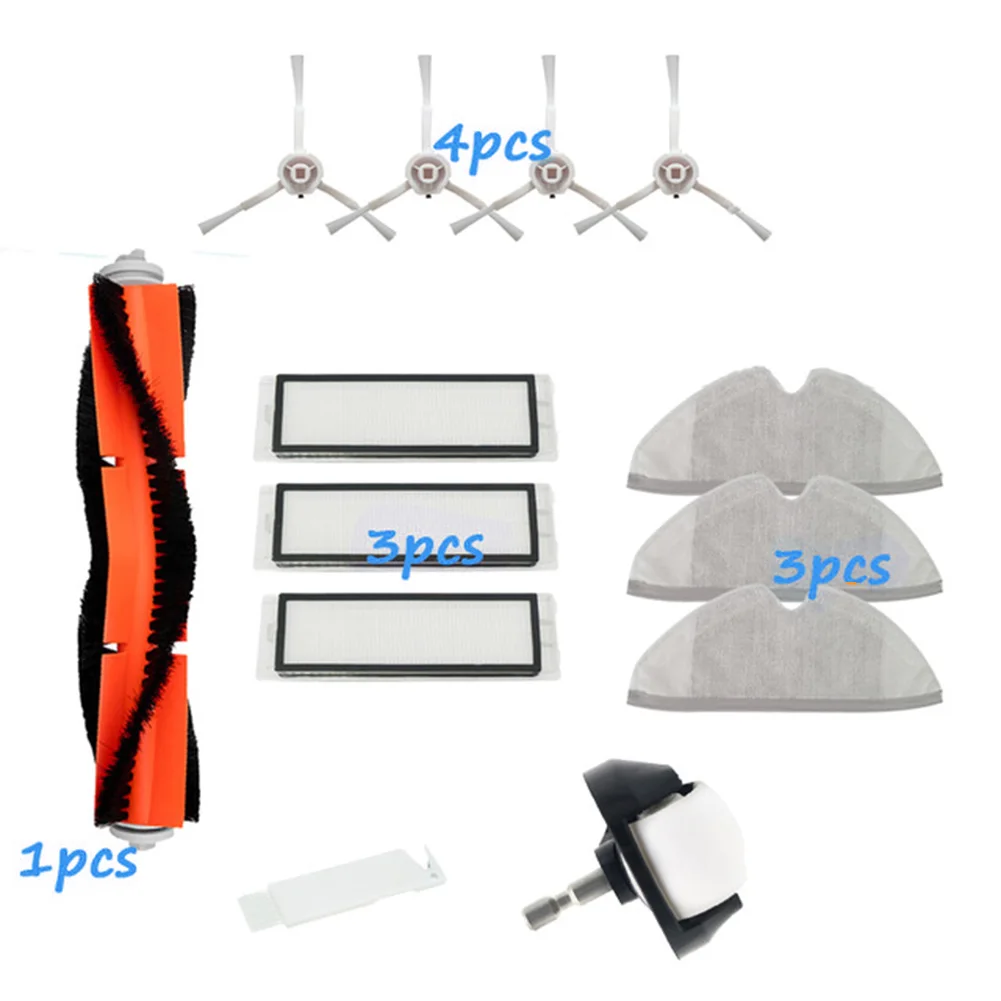 

12pcs Side Brush For Xiaomi Mijia 1C STYTJ01ZHM Dreame F9 Vacuum Cleaner Parts Robot Parts Household Cleaning Tools Newly