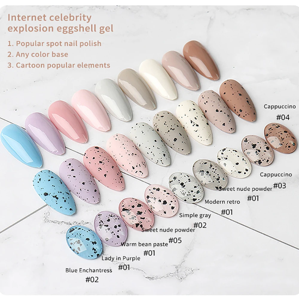 15 мл перепелиный дизайн яичной скорлупы лак для дизайна ногтей отмачиваемый