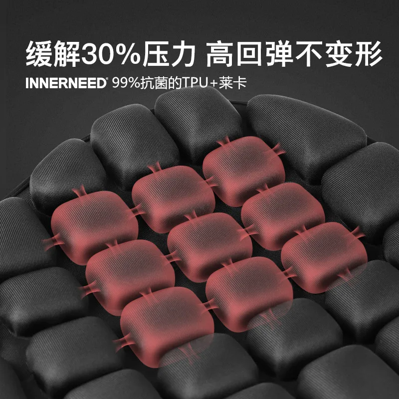 

Motorcycle seat cover airbag inflatable absorption heat insulation plus summer long-distance electric vehicle soft seat