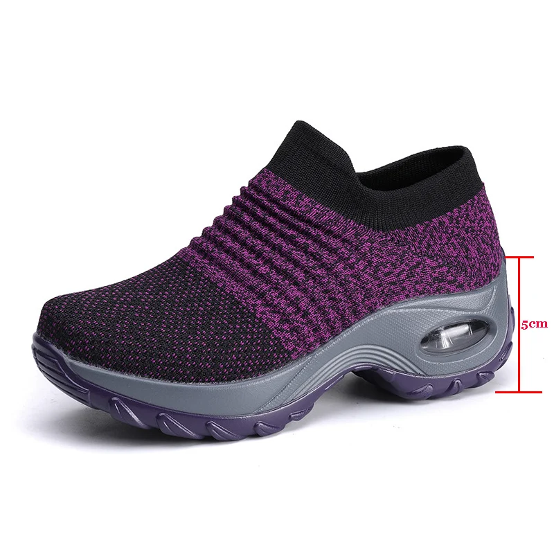 

Women's sports shoes fashion 2020 spring and summer large size women's shoes casual dance shoes thick bottom vulcanized shoes