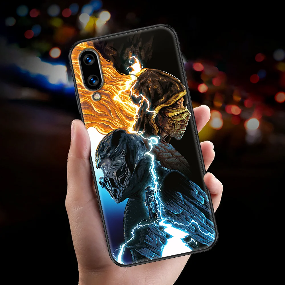 Hot Scorpion Mortal Kombat Phone case For Huawei Honor 6 7 8 9 10 10i 20 A C X Lite Pro Play black luxury funda tpu cover | Мобильные