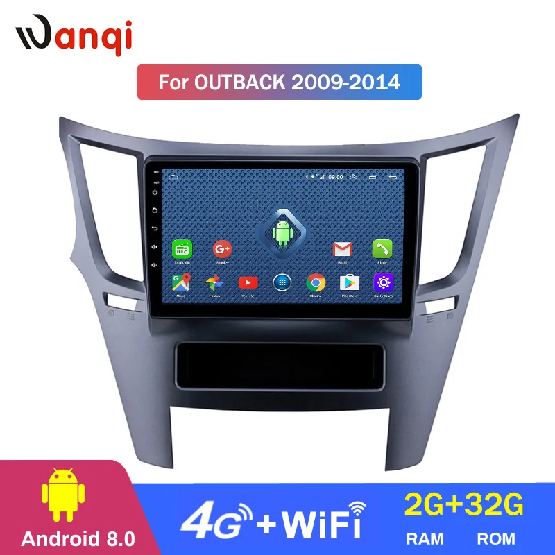 4G Lte All Netcom Android 9 1 автомобильный DVD-плеер для Subaru Legacy Outback 2009-2014 GPS Радио Видео