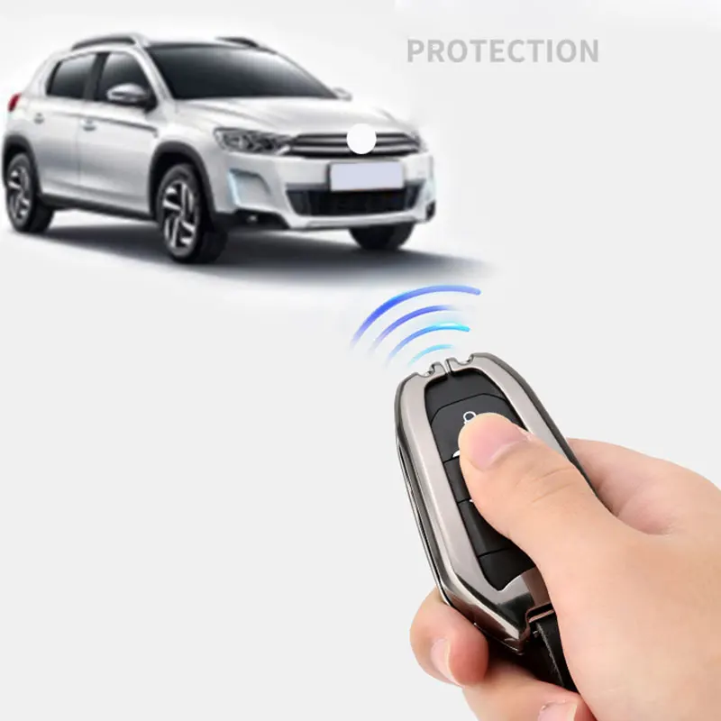 Брелок для ключей из цинкового сплава, брелок для ключей Citroen C2 C3 C4 C5 C6 Aircross Picasso Xsara C-Elysee C-Quatre