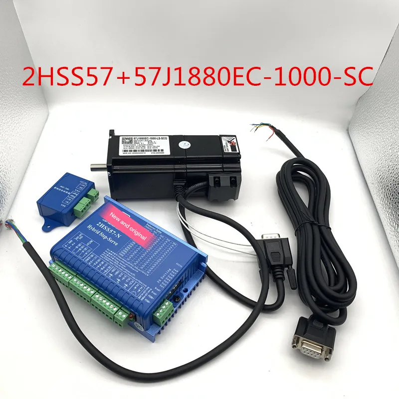 2 фазы NEMA 23 2Nm 283ozf. В замкнутом цикле шаговый Серводвигатель комплект с тормозом JMC