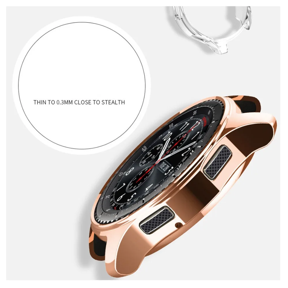 Gear S3 frontier чехол для Samsung Galaxy watch 46 мм 42 с гальваническим покрытием s3 classic gear