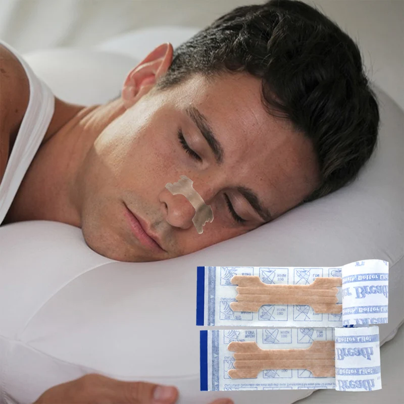 

200pcs/Lot Better Breathe Anti Snoring Patches Stop Snoring Nasal Strips Reduce Snore Breathe Right Easier Sleep Health Care