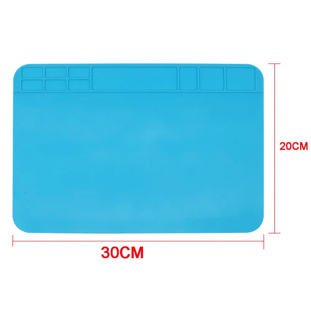 

Anti-Static Heat Insulation Silicone Soldering Repair Mat Phone PC Work Desk Pad Heat Insulation Silicone Pad