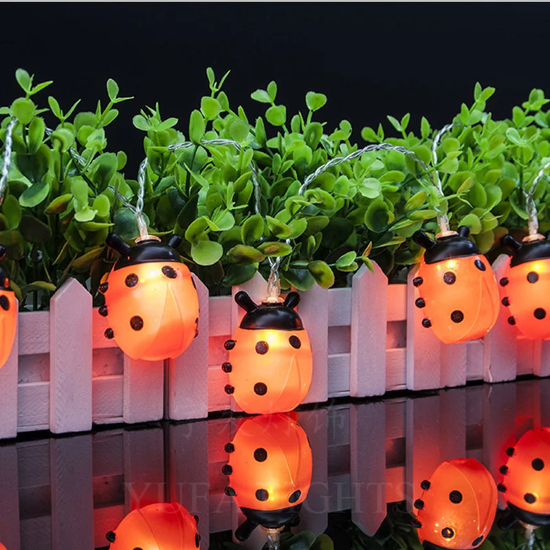 

Creative Beetle Battery Light String Insect Flash Fairy Christmas Wedding Decoration High Brightness Low Power Consumption