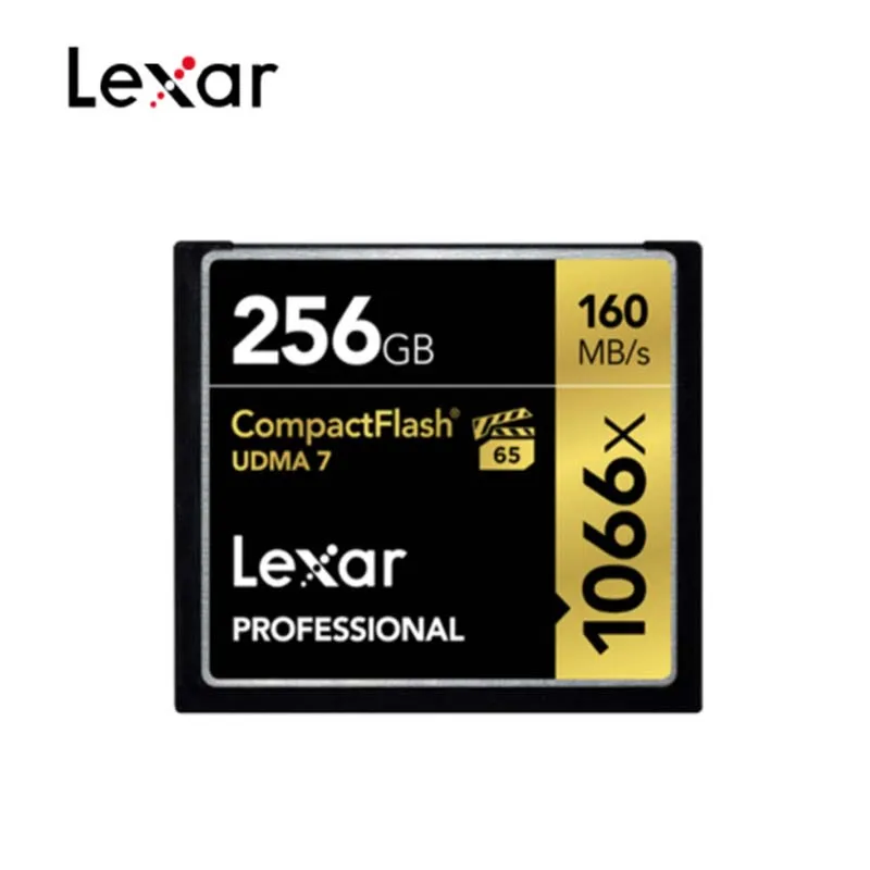 Lexar Professional 1066x Memory Card 256GB 128GB 64GB 32GB Compact Flash Card CF Card Max 160MB/s For 4K Camera