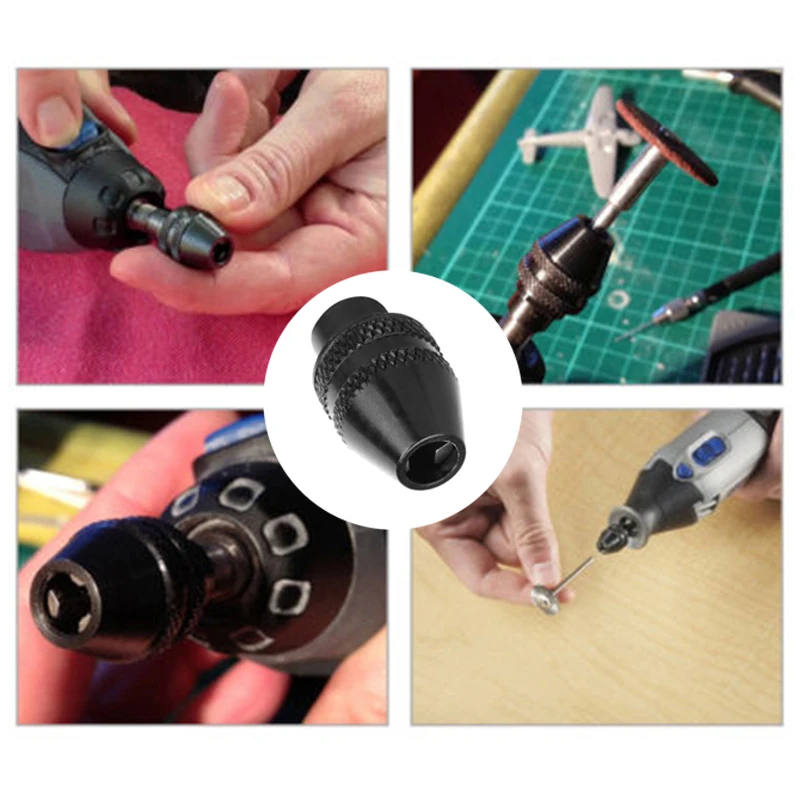 

Professional Heavy Duty 0.4mm-3.4mm Keyless Drill Chuck Hand Quick Change Tool X