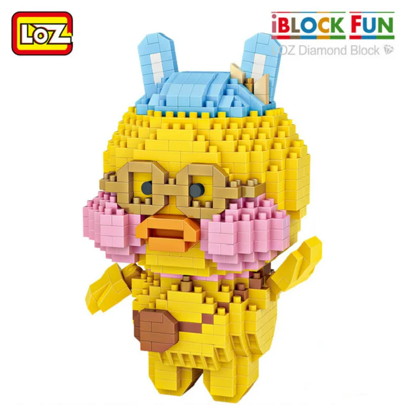 LOZ алмазные блоки мультфильм синий динозавр животное лягушка Мирко фигурки