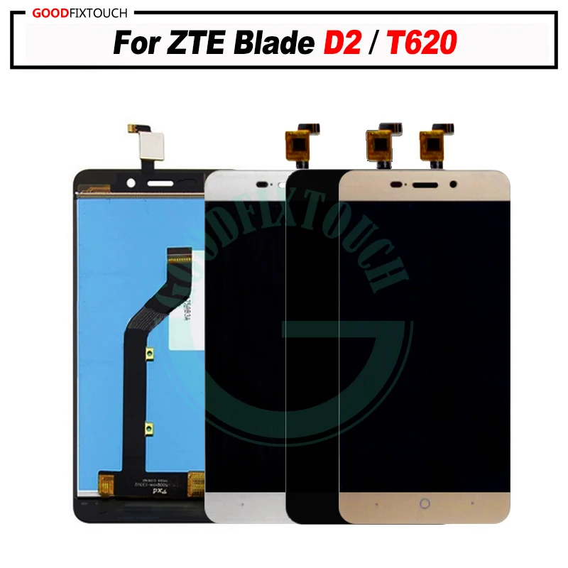 100% ТЕСТ ОК для ZTE BLADE D2 / T620 ЖК-экран + сенсорный дигитайзер в сборе | Мобильные