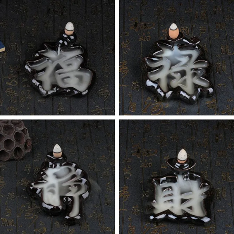 Экзотический китайский персонаж дизайн курильница для благовоний держатели
