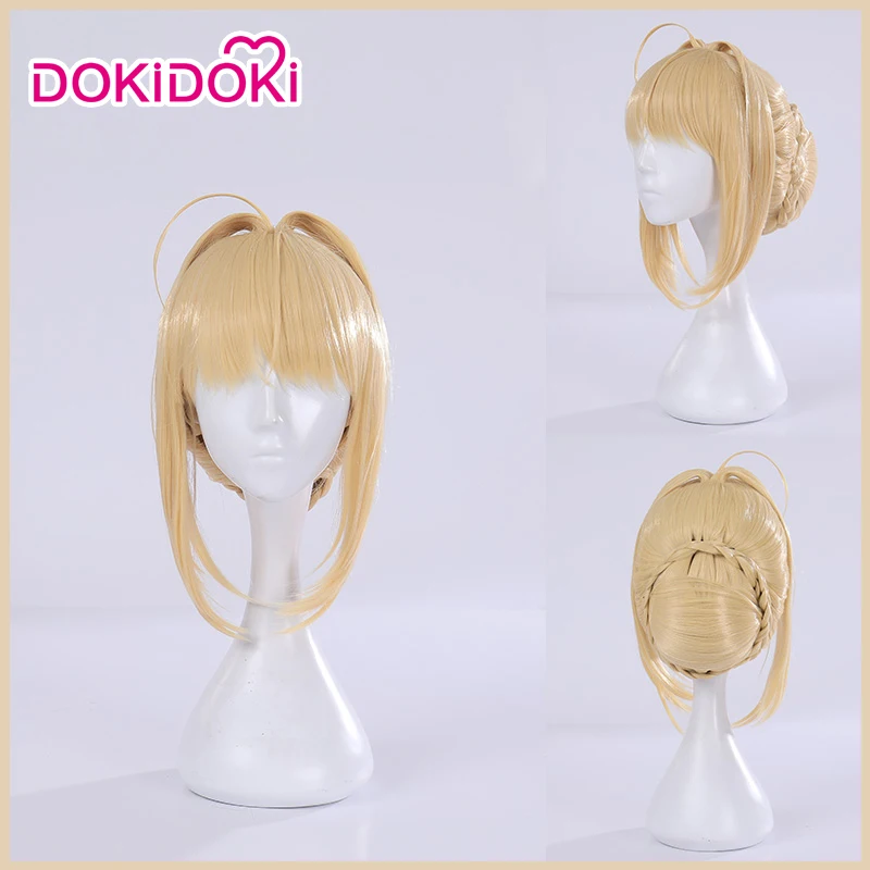 DokiDoki Fate/Экстра косплей парик Нерон Клавдий горничная вер волосы для женщин