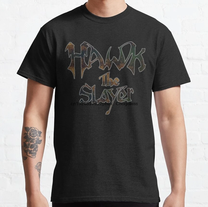 Мужские футболки Hawk the Slayer forest logo Женская Мужская футболка | одежда