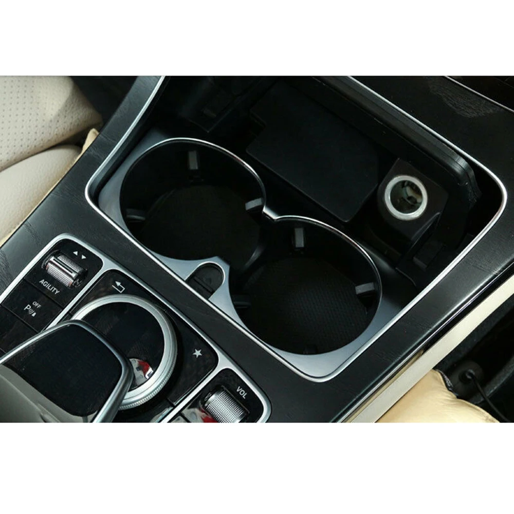 Rustproof держатель чашки накладка наклейка для Mercedes Benz C E GLC Class W205 W213 аксессуары