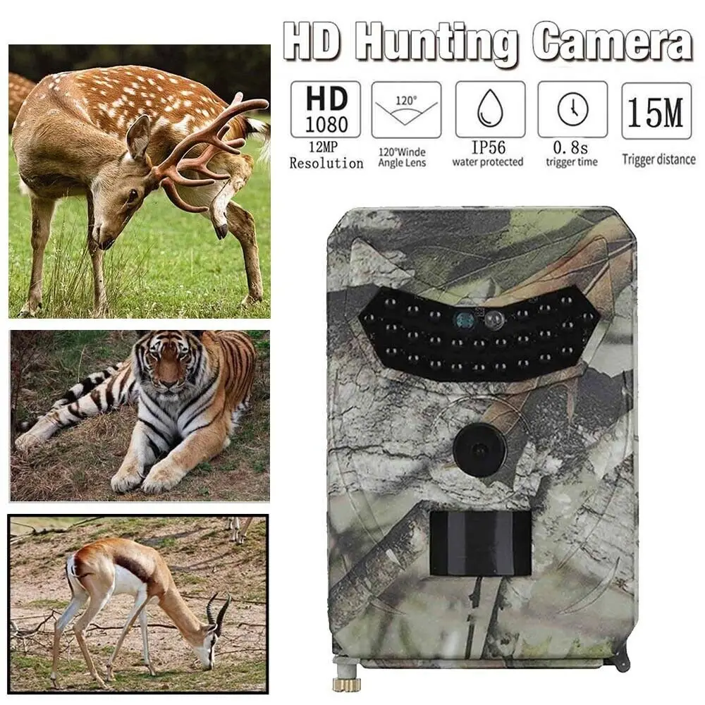 

Hunting Camera HD 1080P Waterproof Wildlife Scouting Cam 12MP PIR Induction Night Vision Trail Thermal Imager Video Wild Cameras