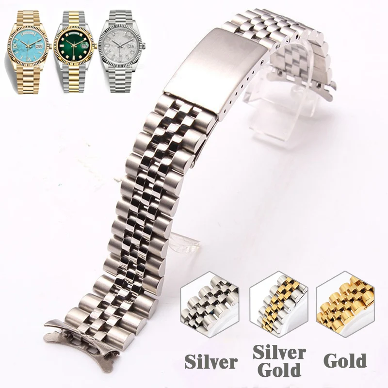 

Watch Bracelet For Rolex DATEJUST DAY-DATE OYSTERPERTUAL DATE Men Lady Metal Solid Steel Band Watch Accessories Watch Band Chain