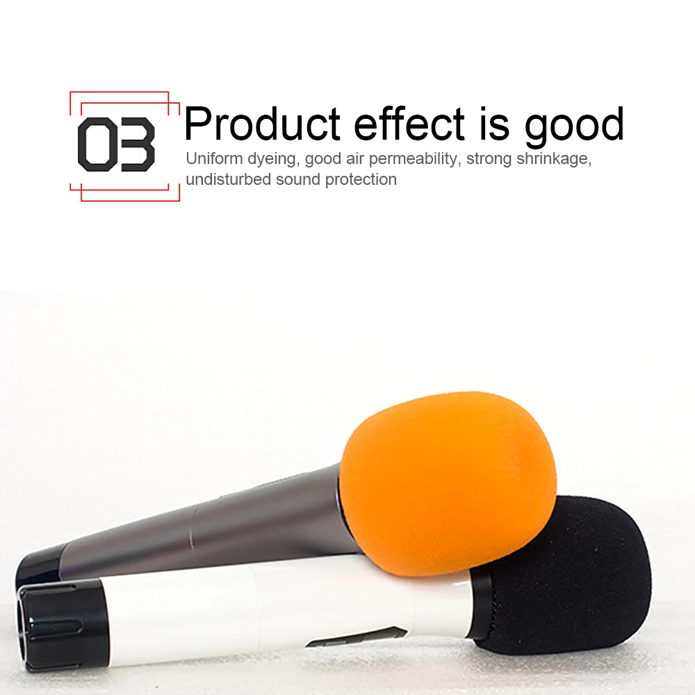 2 шт. утолщенные пенка для микрофона чехол Профессиональная студия ветровое