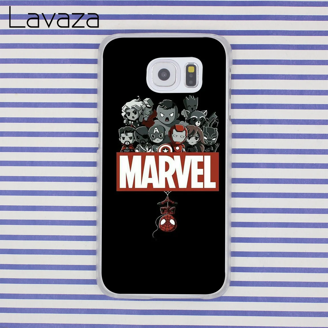 Lavaza с героями комиксов Марвел Жесткий Чехол для телефона samsung Galaxy J1 J2 J3 J4 J5 2016/2017 J6