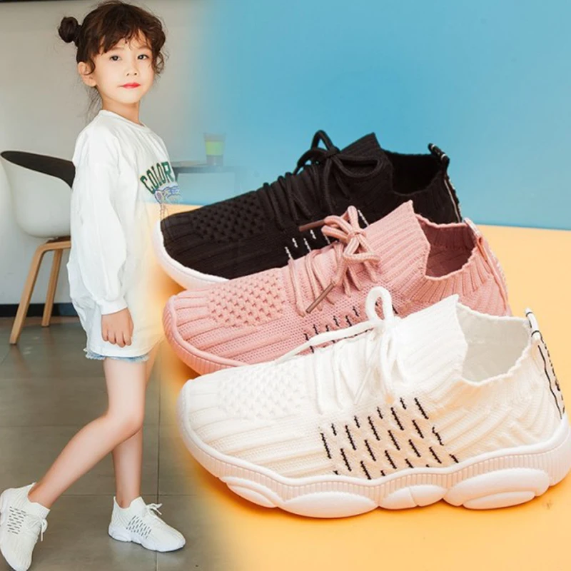 Spring Autumn Breathable Shoes Kids Sport Shoes Light Outdoo