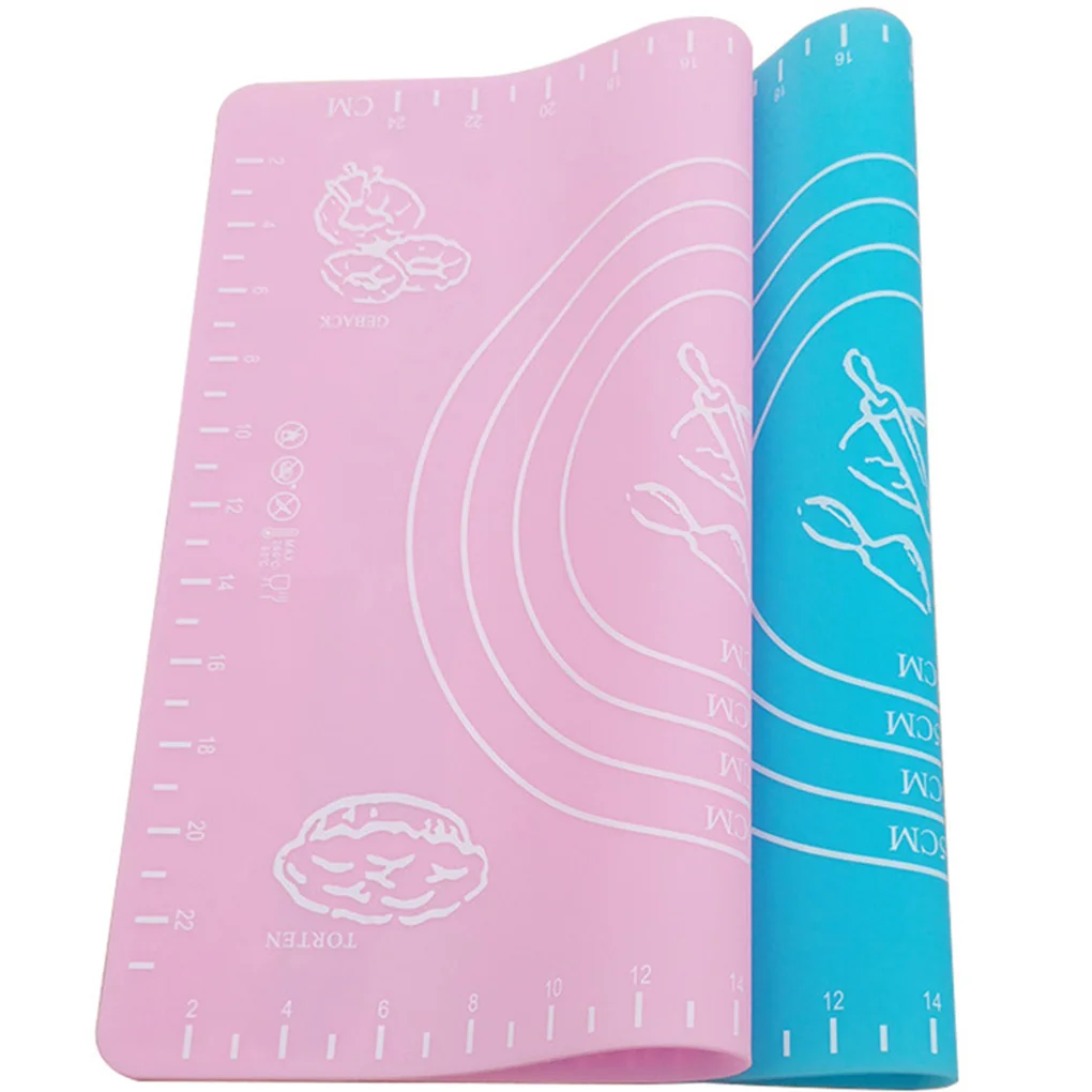 1 шт. антипригарный силиконовый коврик для раскатки теста подкладка кондитерских