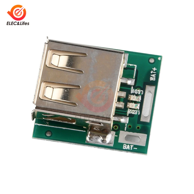 5Pcs/lot 3.7V to 5V 1A 18650 Lithium Battery Charging Protective board Module USB step-up converter booster module Li-Po | Инструменты