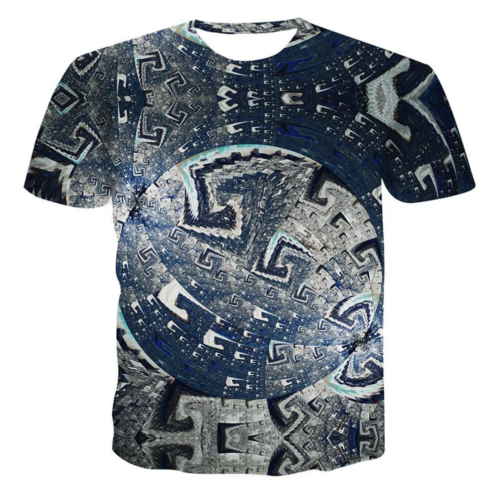 

Футболка мужская с круглым вырезом, модная повседневная рубашка в стиле хип-хоп, интересный Графический Топ в стиле Харадзюку, с 3D-принтом с...