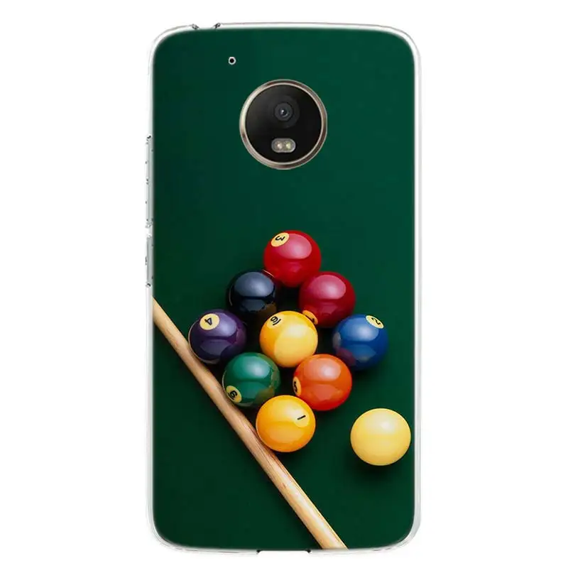 Чехол для телефона с изображением бильярда Motorola Moto G9 G8 G7 G6 G5S E6 E5 Power Plus Play One Action Macro