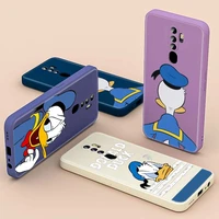 donald duck disney for oppo a94 a93 a92 a91 a74 a73 a55 a54 a52 a11 a11k a9 a16 a7x a1k 2020 liquid silicone phone case