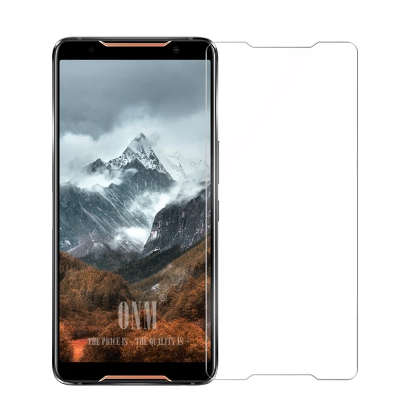2 шт закаленное стекло для Asus ROG Phone II протектор экрана 2.5D 9H 2|Защитные стёкла и