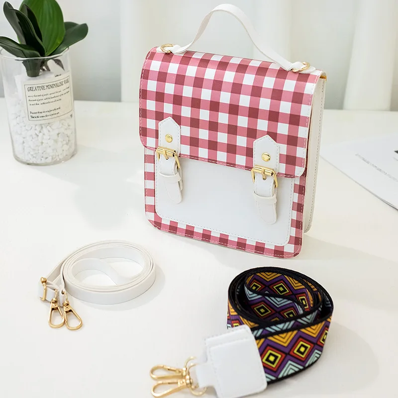 Женская сумка через плечо новинка 2019 мессенджер маленькая квадратная