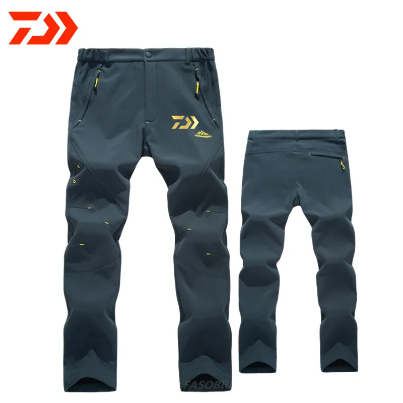 

Daiwa Men Hot Season Hiking Trekking Fishing Camping Climb Run Trousers Plus Velvet Waterproof Keep Warm Outdoor Fishing Pants