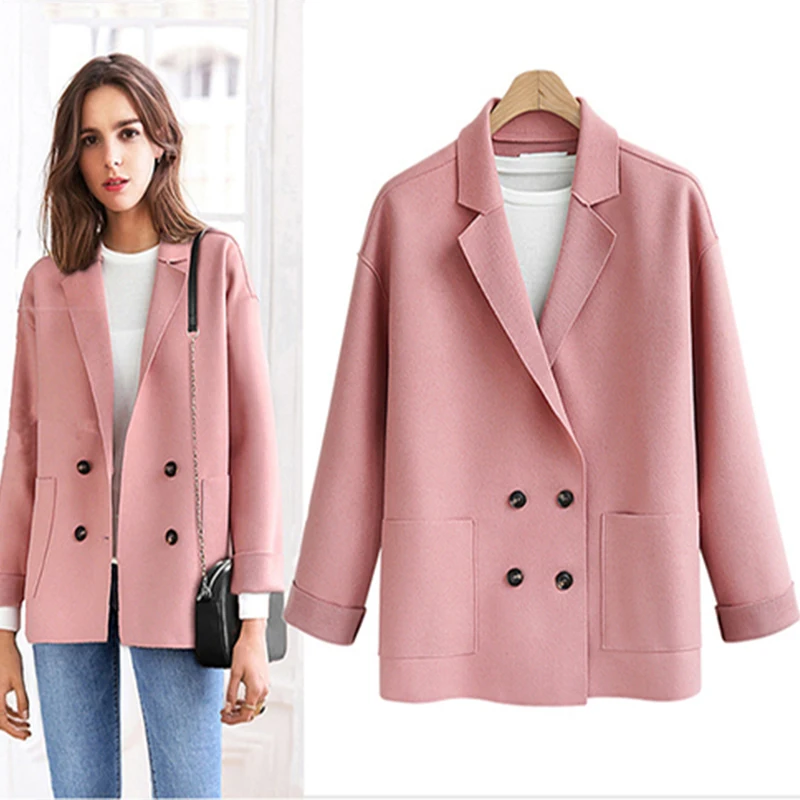 Женское осенне-зимнее пальто Aswinfon Модный Кардиган с длинным рукавом верхняя