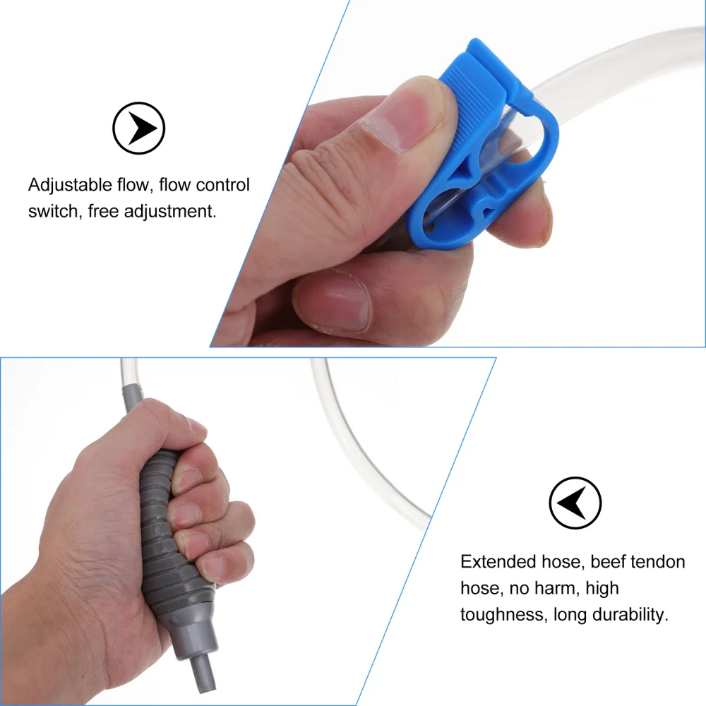 

Aquarium Cleaner Practical Fish Tank Cleaner Long Nozzle Water Changer