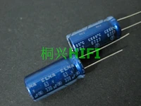 20pcs new elna re3 63v330uf 10x20mm audio electrolytic capacitor 330uf63v blue robe 330uf 63v